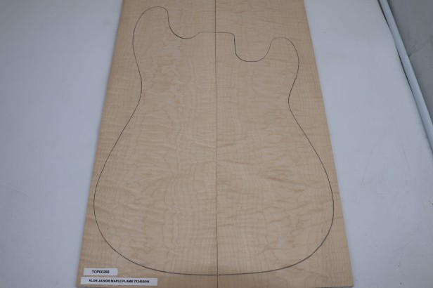 Klon Jawor Maple Flame drewniany top na gitarę guitar top