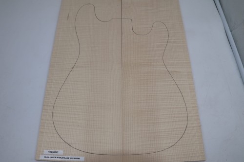 Klon Jawor Maple Flame drewniany top na gitarę guitar top