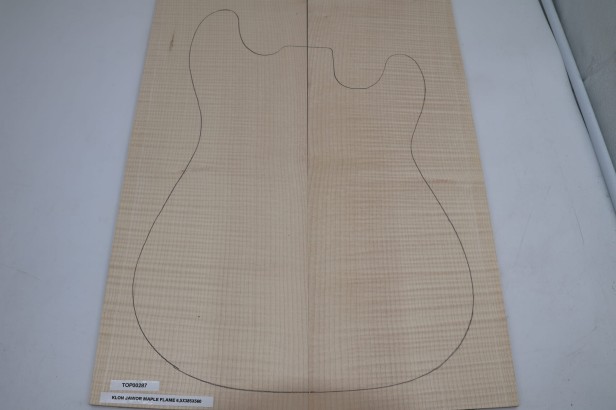 Klon Jawor Maple Flame drewniany top na gitarę guitar top