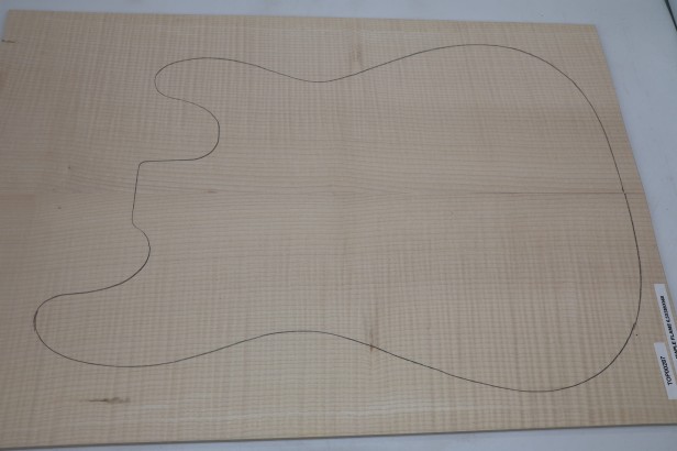 Klon Jawor Maple Flame drewniany top na gitarę guitar top