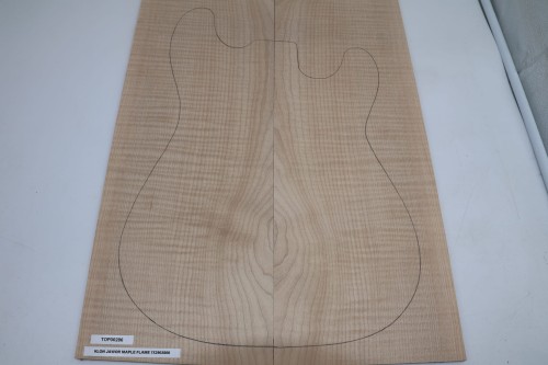 Klon Jawor Maple Flame drewniany top na gitarę guitar top