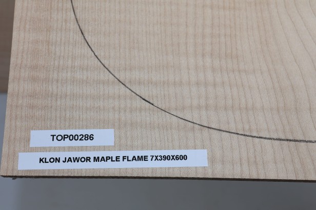 Klon Jawor Maple Flame drewniany top na gitarę guitar top