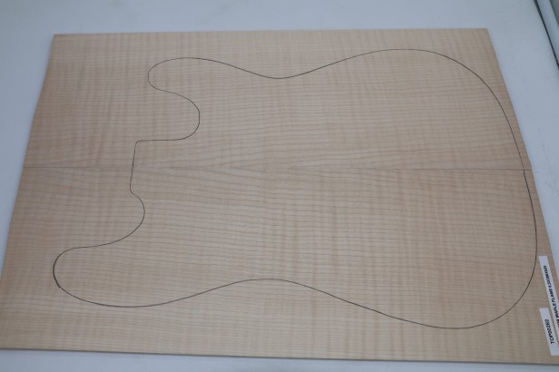 Klon Jawor Maple Flame drewniany top na gitarę guitar top