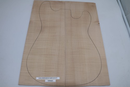 Klon Jawor Maple Flame drewniany top na gitarę guitar top
