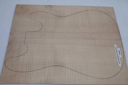 Klon Jawor Maple Flame drewniany top na gitarę guitar top