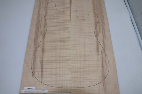 Klon Jawor Maple Flame drewniany top na gitarę guitar top