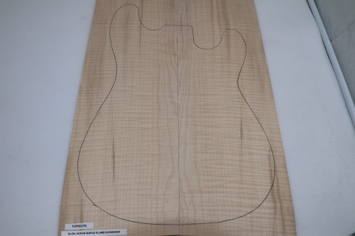 Klon Jawor Maple Flame drewniany top na gitarę guitar top