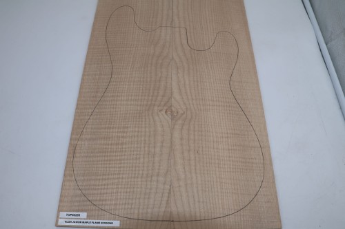 Klon Jawor Maple Flame drewniany top na gitarę guitar top