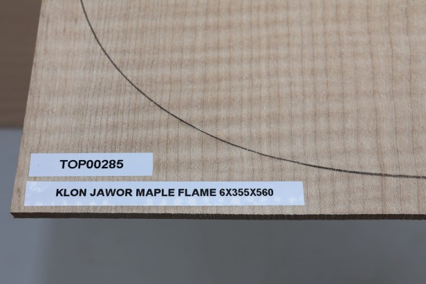 Klon Jawor Maple Flame drewniany top na gitarę guitar top