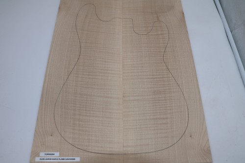 Klon Jawor Maple Flame drewniany top na gitarę guitar top