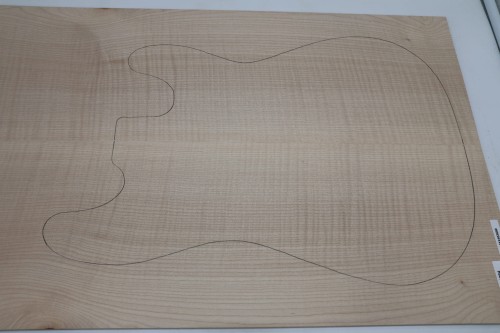 Klon Jawor Maple Flame drewniany top na gitarę guitar top