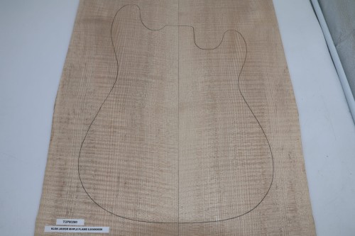Klon Jawor Maple Flame drewniany top na gitarę guitar top