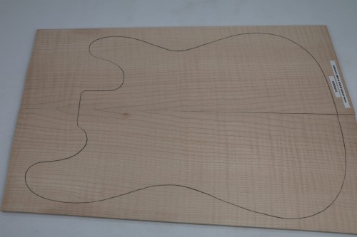 Klon Jawor Maple Flame drewniany top na gitarę guitar top