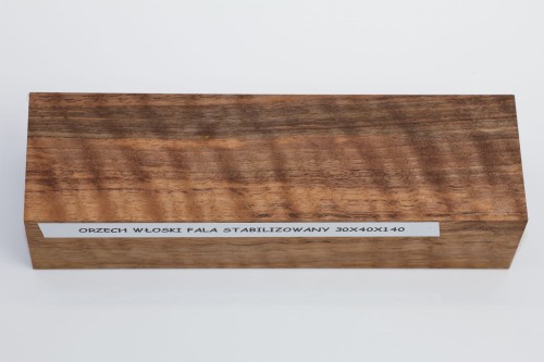 Orzech włoski fala Flame Walnut Wood stabilizowane drewno na rękojeść noża stabilized wood for knifes