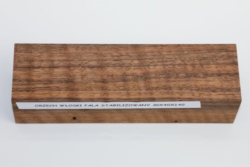 Orzech włoski fala Flame Walnut Wood stabilizowane drewno na rękojeść noża stabilized wood for knifes
