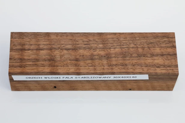 Orzech włoski fala Flame Walnut Wood stabilizowane drewno na rękojeść noża stabilized wood for knifes
