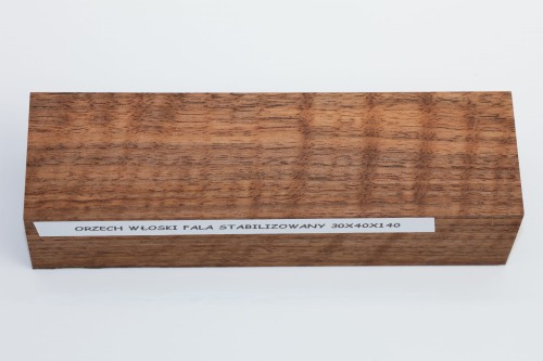 Orzech włoski fala Flame Walnut Wood stabilizowane drewno na rękojeść noża stabilized wood for knifes