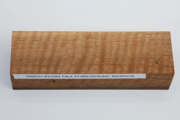 Orzech włoski fala Flame Walnut Wood stabilizowane drewno na rękojeść noża stabilized wood for knifes