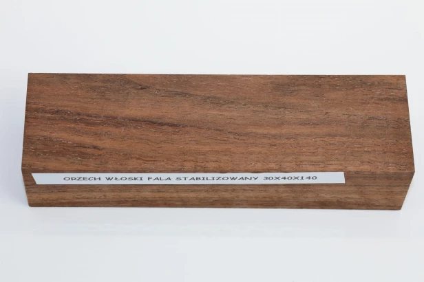 Orzech włoski fala Flame Walnut Wood stabilizowane drewno na rękojeść noża stabilized wood for knifes