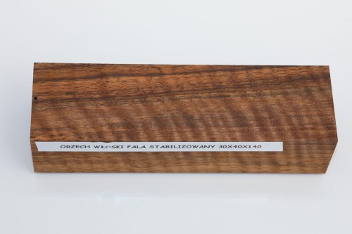 Orzech włoski fala Flame Walnut Wood stabilizowane drewno na rękojeść noża stabilized wood for knifes