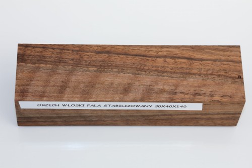 Orzech włoski fala Flame Walnut Wood stabilizowane drewno na rękojeść noża stabilized wood for knifes