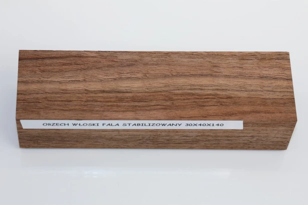 Orzech włoski fala Flame Walnut Wood stabilizowane drewno na rękojeść noża stabilized wood for knifes