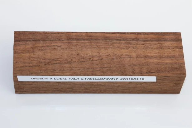 Orzech włoski fala Flame Walnut Wood stabilizowane drewno na rękojeść noża stabilized wood for knifes
