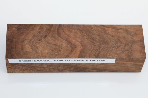 Orzech Kaukaski Caucasian Walnut stabilizowane drewno na rękojeść noża stabilized wood for knifes