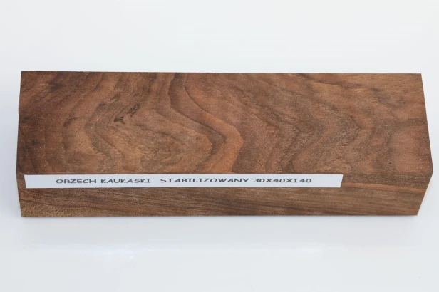 Orzech Kaukaski Caucasian Walnut stabilizowane drewno na rękojeść noża stabilized wood for knifes