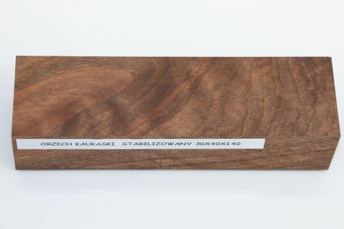Orzech Kaukaski Caucasian Walnut stabilizowane drewno na rękojeść noża stabilized wood for knifes