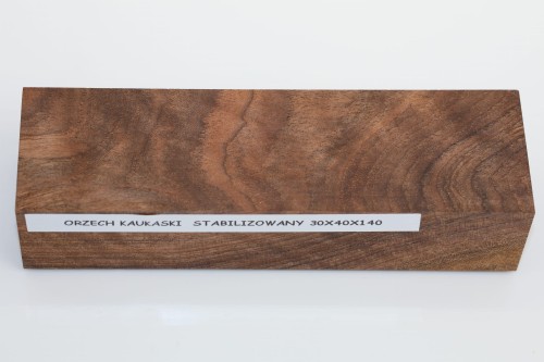 Orzech Kaukaski Caucasian Walnut stabilizowane drewno na rękojeść noża stabilized wood for knifes