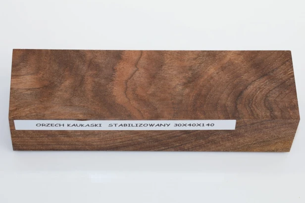 Orzech Kaukaski Caucasian Walnut stabilizowane drewno na rękojeść noża stabilized wood for knifes