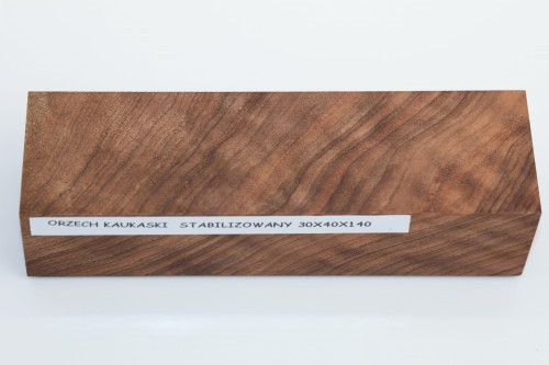 Orzech Kaukaski Caucasian Walnut stabilizowane drewno na rękojeść noża stabilized wood for knifes