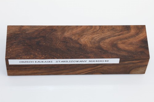 Orzech Kaukaski Caucasian Walnut stabilizowane drewno na rękojeść noża stabilized wood for knifes