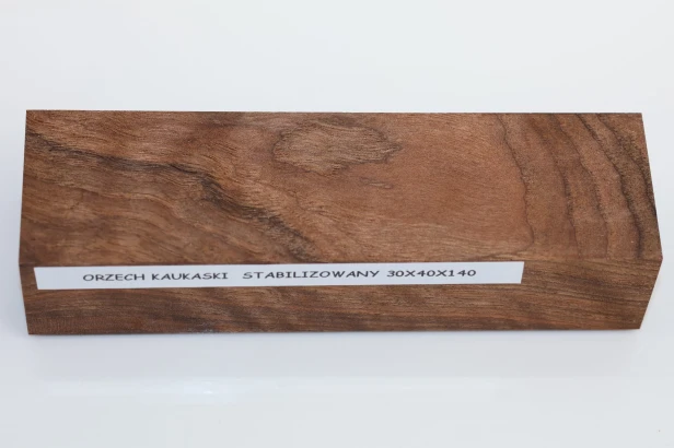 Orzech Kaukaski Caucasian Walnut stabilizowane drewno na rękojeść noża stabilized wood for knifes