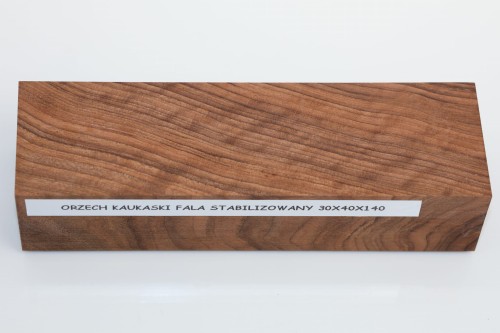 Orzech Kaukaski fala Flame Caucasian Walnut stabilizowane drewno na rękojeść noża stabilized wood for knifes