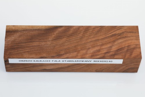 Orzech Kaukaski fala Flame Caucasian Walnut stabilizowane drewno na rękojeść noża stabilized wood for knifes