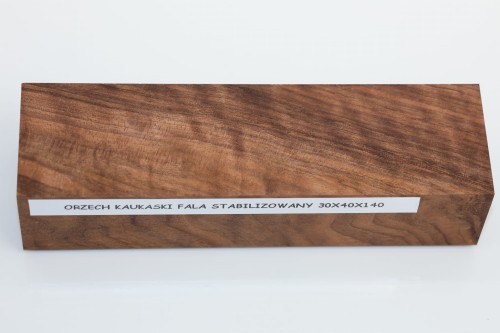 Orzech Kaukaski fala Flame Caucasian Walnut stabilizowane drewno na rękojeść noża stabilized wood for knifes