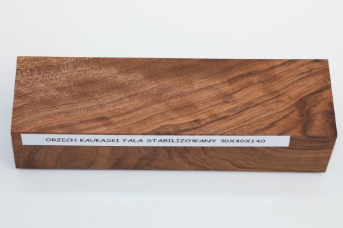 Orzech Kaukaski fala Flame Caucasian Walnut stabilizowane drewno na rękojeść noża stabilized wood for knifes