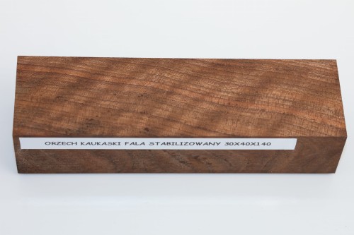 Orzech Kaukaski fala Flame Caucasian Walnut stabilizowane drewno na rękojeść noża stabilized wood for knifes