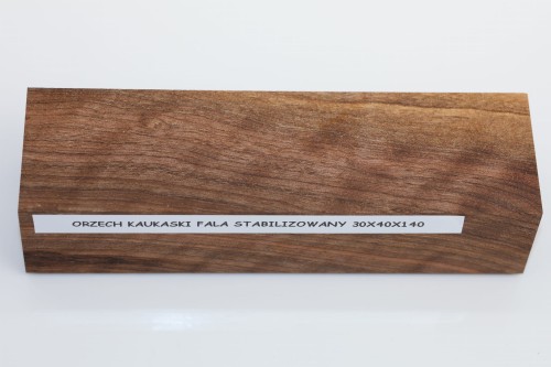 Orzech Kaukaski fala Flame Caucasian Walnut stabilizowane drewno na rękojeść noża stabilized wood for knifes
