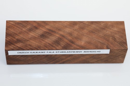 Orzech Kaukaski fala Flame Caucasian Walnut stabilizowane drewno na rękojeść noża stabilized wood for knifes