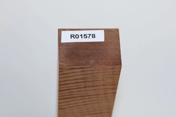 Lipa fala flame linden lime tree basswood brązowe stabilizowane drewno na rękojeść noża brown stabilized wood for knife