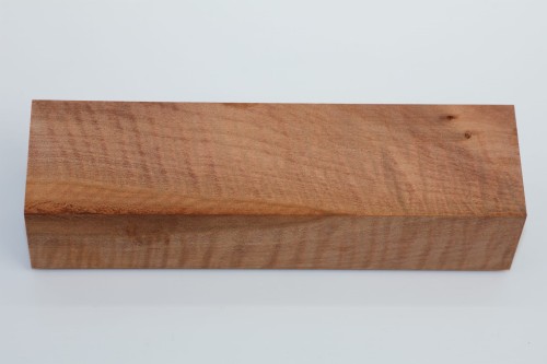 Lipa fala flame linden lime tree basswood brązowe stabilizowane drewno na rękojeść noża brown stabilized wood for knife