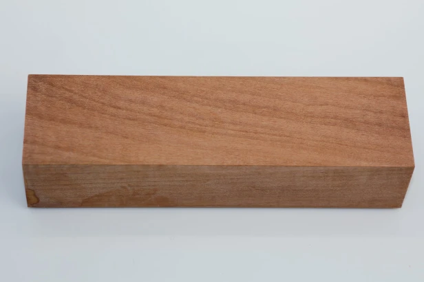 Lipa fala flame linden lime tree basswood brązowe stabilizowane drewno na rękojeść noża brown stabilized wood for knife