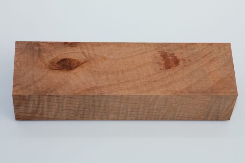 Lipa fala flame linden lime tree basswood brązowe stabilizowane drewno na rękojeść noża brown stabilized wood for knife