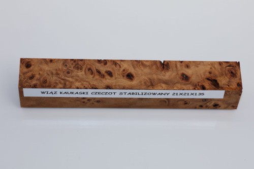 Wiąz Kaukaski Caucasian Elm czeczot burl stabilizowane drewno do toczenia na długopis stabilized wood for pen blank