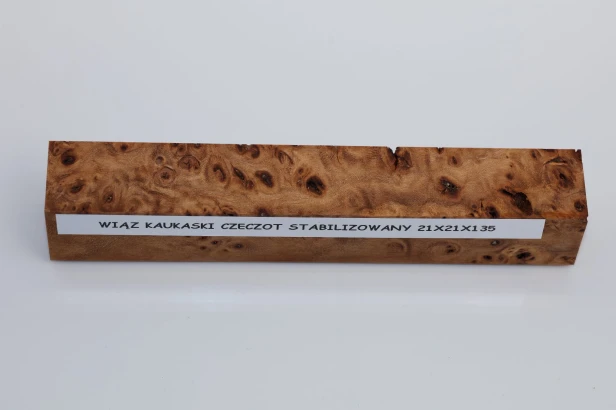 Wiąz Kaukaski Caucasian Elm czeczot burl stabilizowane drewno do toczenia na długopis stabilized wood for pen blank