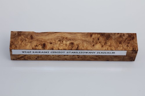 Wiąz Kaukaski Caucasian Elm czeczot burl stabilizowane drewno do toczenia na długopis stabilized wood for pen blank