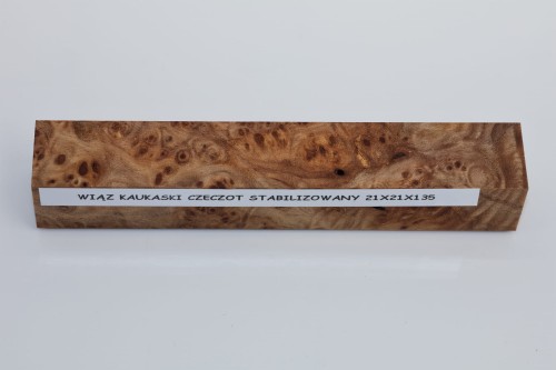 Wiąz Kaukaski Caucasian Elm czeczot burl stabilizowane drewno do toczenia na długopis stabilized wood for pen blank